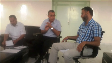 الدكتور محمد الخاليد المدير العام لمصحة القلعة في لقاء تواصلي مع الإعلاميين بالمدينة