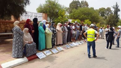 الفوسفاط ...احتجاجات أبناء المتقاعدين بابن جرير ...قلة في النعيم والباقي في الجحيم .