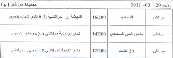 نادي شباب ابن جرير يرحل لوارزازات لمقابلة النادي البلدي لوارزازات و رجاء ابن جرير في رحلة لمنازلة أمل تاحناوت الحوز برسم إقصائيات كأس العرش لموسم 2010 - 2011