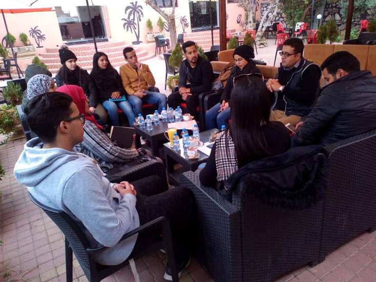 جمعية نداء للثقافة والتنمية بمراكش تنظم الحلقة الثانية من "قهيوة مع الصديق" . جمعية نداء للثقافة والتنمية بمراكش تنظم الحلقة الثانية من "قهيوة مع الصديق" .