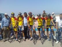 دراجو نادي شباب الرحامنة للدراجات بتألقون في سباق مدينة الصويرة