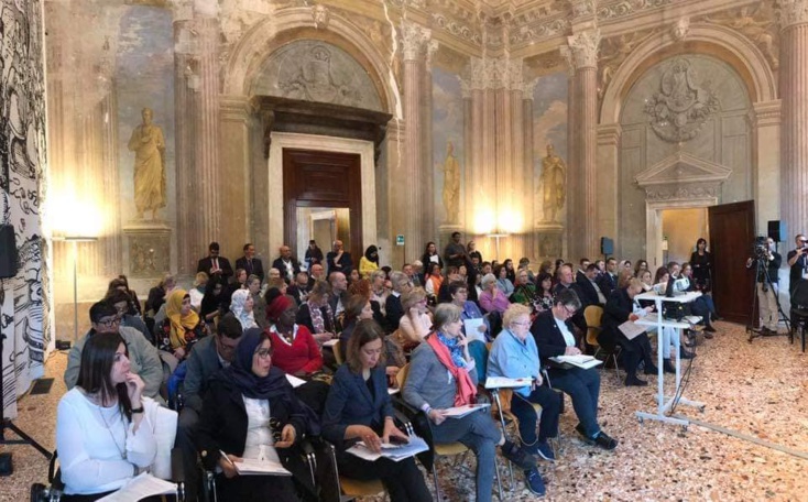 الأستاذة كوثر بدران تفتتح أعمال المؤتمر القانوني الدولي الثالث بإيطاليا بعنوان : "المرأة والحقوق في حوض البحر الأبيض المتوسط"