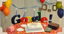 غوغل يحتفل بالذكرى ال 13 لتأسيس شركته