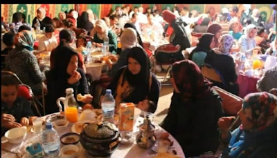 .جمعية الرحامنة للصم و البكم تنظم افطارا جماعيا 