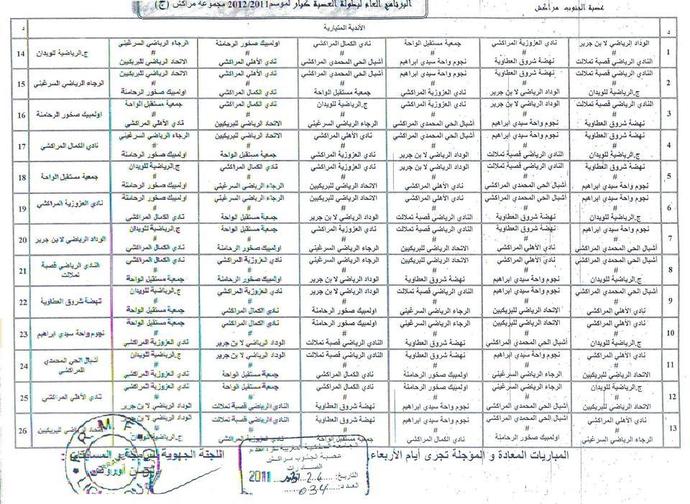 انطلاق بطولة عصبة الجنوب لكرة القدم يوم 10 دجنبر 2011 انطلاق بطولة عصبة الجنوب لكرة القدم يوم 10 دجنبر 2011