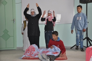 مركز إدماج أطفال  ثلاثي الصبغي 21 بمدينة ابن جرير  في صبيحة متميزة بمناسبة  عيد عاشوراء مركز إدماج أطفال  ثلاثي الصبغي 21 بمدينة ابن جرير  في صبيحة متميزة بمناسبة  عيد عاشوراء