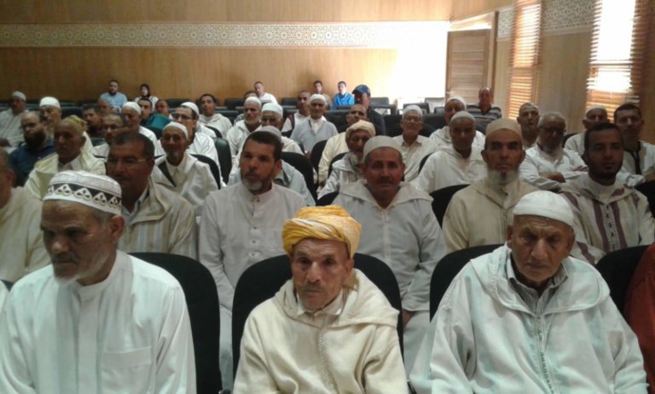 حفل استقبال على شرف حجاج اقليم الرحامنة الذين سيتوجهون الى الديار المقدسة حفل استقبال على شرف حجاج اقليم الرحامنة الذين سيتوجهون الى الديار المقدسة