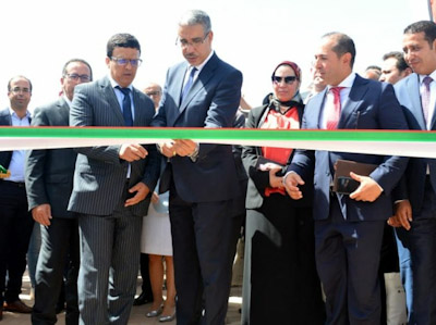وزير الطاقة والمعادن يشرف على حفل افتتاح انطلاقة القرية الشمسية بابن جرير