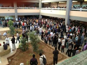 طلبة كلية الحقوق بمراكش يقاطعون الامتحانات طلبة كلية الحقوق بمراكش يقاطعون الامتحانات