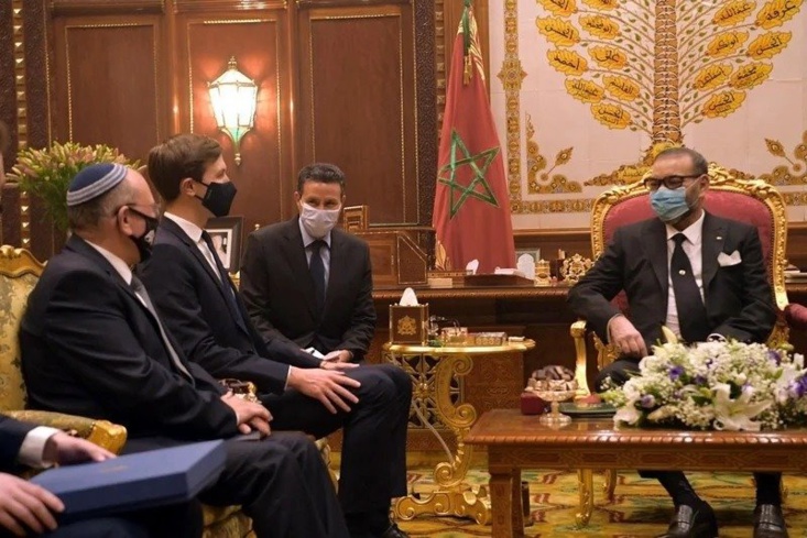 بلاغ للديوان الملكي حول استقبال الملك للوفد الأمريكي -الإسرائيلي بالرباط