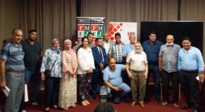 في الجمع العام التأسيسي لفرع الفيدرالية المغربية لناشري الصحف بجهة مراكش اسفي
