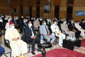 عامل إقليم الرحامنة يترأس حفل مراسيم الخطاب الملكي السامي بمناسبة ذكرى ثورة الملك والشعب عامل إقليم الرحامنة يترأس حفل مراسيم الخطاب الملكي السامي بمناسبة ذكرى ثورة الملك والشعب