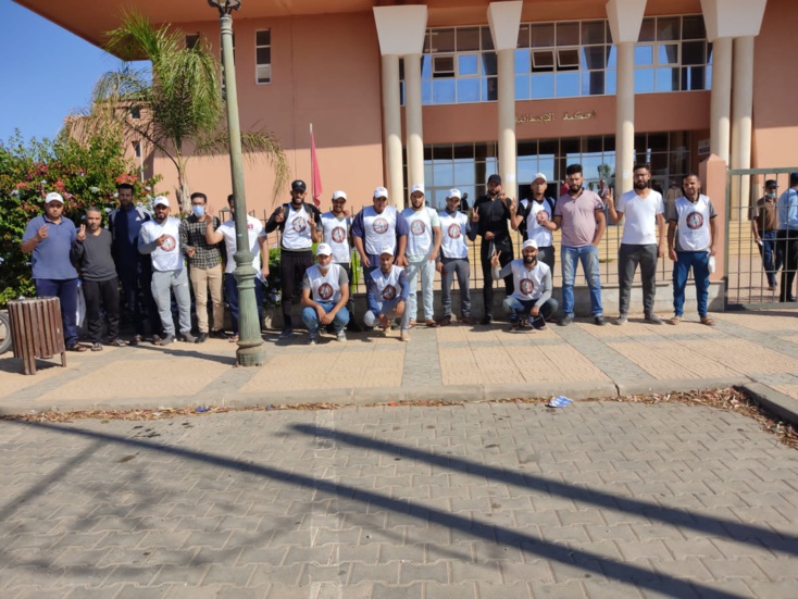 احتجاجات المعطلين الحاملين للشهادات تخيم على المشهد بابن جرير احتجاجات المعطلين الحاملين للشهادات تخيم على المشهد بابن جرير