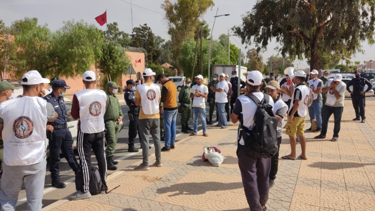 الفوسفاط قلة في النعيم والباقي في الجحيم....إقصاء ممنهج لتشغيل أبناء منطقة الرحامنة...!