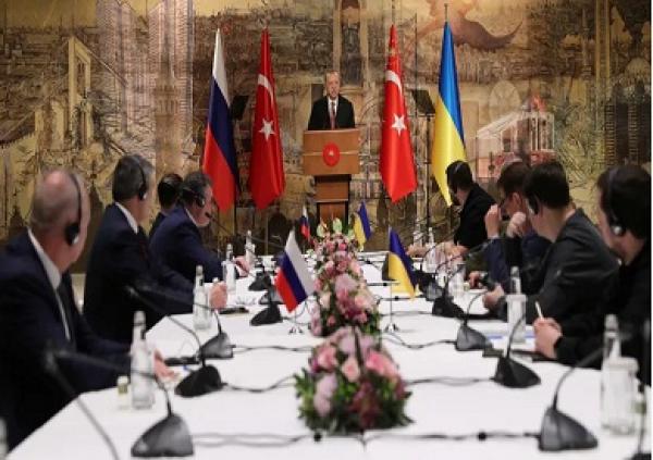 تركيا تتحدث عن تطورات مبشرة في المفاوضات بين روسيا وأوكرانيا تركيا تتحدث عن تطورات مبشرة في المفاوضات بين روسيا وأوكرانيا