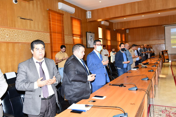 عامل إقليم الرحامنة يترأس حفل استقبال على شرف حجاج بيت الله الحرام هذه السنة عامل إقليم الرحامنة يترأس حفل استقبال على شرف حجاج بيت الله الحرام هذه السنة