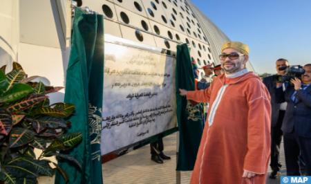 جلالة الملك يدشن المحطة الطرقية الجديدة للرباط، مكون أساسي في إعادة تهيئة المدخل الجنوبي للعاصمة جلالة الملك يدشن المحطة الطرقية الجديدة للرباط، مكون أساسي في إعادة تهيئة المدخل الجنوبي للعاصمة