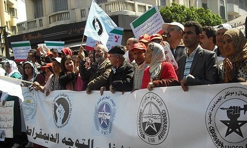 التوجه الديمقراطي يهدد بالتوجه للقضاء ردا على ’’تمادي سلطات الرباط في منعه‘‘ التوجه الديمقراطي يهدد بالتوجه للقضاء ردا على ’’تمادي سلطات الرباط في منعه‘‘
