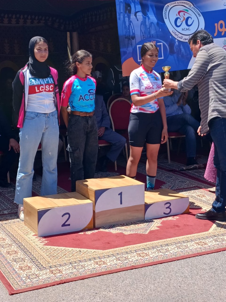 الجمعية الرياضية نادي شباب الرحامنة للدراجات ضمن المتوجين بالجائزة الكبرى للجامعة الملكية المغربية للدراجات بمدينة خريبكة