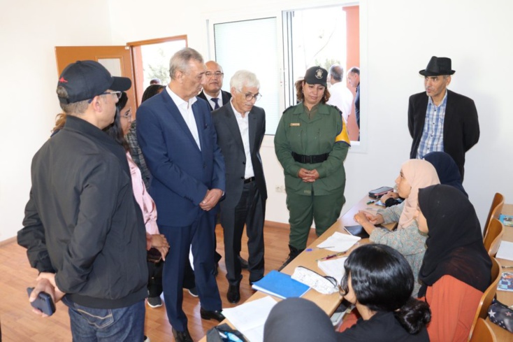 والي جهة مراكش آسفي يقوم بزيارة ميدانية لمراكز إيواء تلميذات وتلاميذ إقليم الحوز بمراكش.... والي جهة مراكش آسفي يقوم بزيارة ميدانية لمراكز إيواء تلميذات وتلاميذ إقليم الحوز بمراكش....