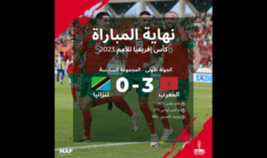 كأس إفريقيا للأمم لكرة القدم 2023 (المجموعة 6 - الجولة الأولى).. المنتخب المغربي يفوز على نظيره التنزاني (3-0) كأس إفريقيا للأمم لكرة القدم 2023 (المجموعة 6 - الجولة الأولى).. المنتخب المغربي يفوز على نظيره التنزاني (3-0)