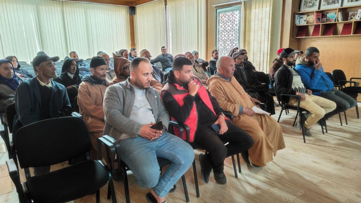 الصندوق الوطني للضمان الاجتماعي بابن جرير...يقود لقاءات تحسيسية حول الغاء الديون المستحقة لبعض منتسبي الصندوق الوطني للضمان الاجتماعي بابن جرير...يقود لقاءات تحسيسية حول الغاء الديون المستحقة لبعض منتسبي