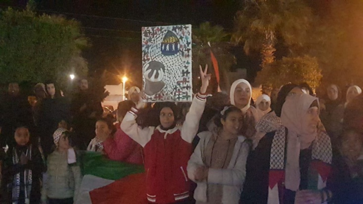 تضامنا مع غزه ورفضا للتطبيع.....وقفة احتجاجية بابن جرير بمناسبة يوم الأرض الفلسطيني