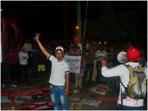 حركة 20 فبراير في تجمع حاشد ببني ملال: دوافع الانتفاضة قائمة
