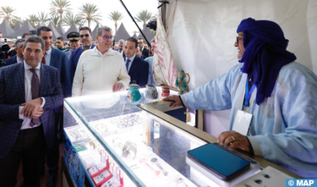 السنة الأمازيغية 2975: السيد أخنوش يقوم بزيارة لمعرض الصناعة التقليدية لأكادير إداوتنان السنة الأمازيغية 2975: السيد أخنوش يقوم بزيارة لمعرض الصناعة التقليدية لأكادير إداوتنان