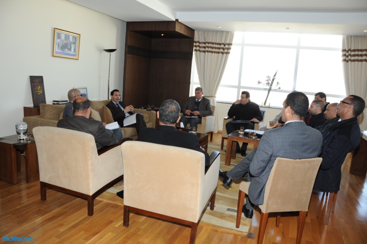 بلاغ صحفي عن استقبال السيد الوزير لأعضاء المكتب المسير للفدرالية المغربية لناشري الصحف الجهوية بلاغ صحفي عن استقبال السيد الوزير لأعضاء المكتب المسير للفدرالية المغربية لناشري الصحف الجهوية