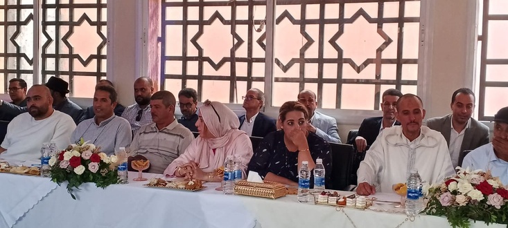  سمير اليزيدي عامل إقليم قلعة السراغنة يترأس اشغال جلسة عمل مع المجلس الجماعي لتاملالت