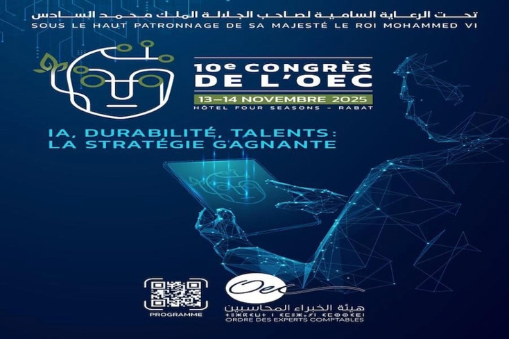 هيئة الخبراء المحاسبين تعلن عن مؤتمرها العاشر تحت شعار “الذكاء الاصطناعي والاستدامة والمواهب في صلب تحولات المغرب” هيئة الخبراء المحاسبين تعلن عن مؤتمرها العاشر تحت شعار “الذكاء الاصطناعي والاستدامة والمواهب في صلب تحولات المغرب”