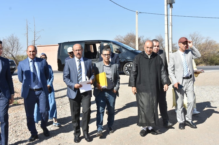 عامل إقليم قلعة السراغنة السيد سمير اليزيدي يقوم بتتبع المشاريع البنيوية الكبرى عامل إقليم قلعة السراغنة السيد سمير اليزيدي يقوم بتتبع المشاريع البنيوية الكبرى