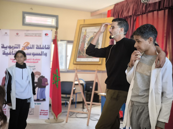 الفقيه بن صالح: قافلة النون التربوية والسوسيوثقافية: رسالة فنية لتكريس مدرسة آمنة الفقيه بن صالح: قافلة النون التربوية والسوسيوثقافية: رسالة فنية لتكريس مدرسة آمنة