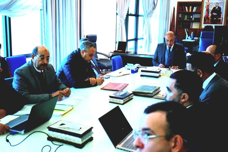 عامل إقليم قلعة السراغنة السيد سمير اليزيدي يترأس اجتماعا لتعبئة الاراضي السلالية من اجل الاستثمار الفلاحي