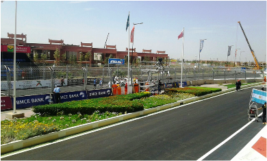 التنظيم المحكم للنسخة الثامنة لسباق الجائزة الكبرى للسيارات السياحية WTCC   بمراكش رمز لنجاح مقاولة مواطنة اسمها منارة قابضة
