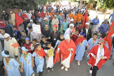 تحت شعار " حبة من رمال صحرائنا هي قطرة من دمائنا" خلدت جمعيات مدنية بابن جرير ذكرى المسيرة الخضراء.