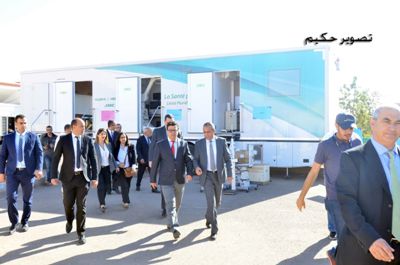عامل إقليم الرحامنة يدشن ويعطي انطلاقة مشاريع تنموية بمناسبة الذكرى 62 لعيد الاستقلال.