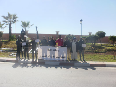اعتصام مفتوح لشباب معطلين أمام مقر عمالة إقليم الرحامنة بابن جرير