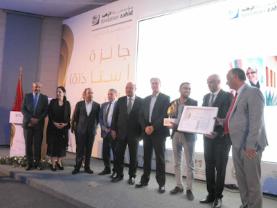 والي جهة مراكش اسفي كريم قسي لحلو يترأس حفل تتويج الفائزين بالنسخة الأولى من جائزة أستاذ السنة 2018/2019.