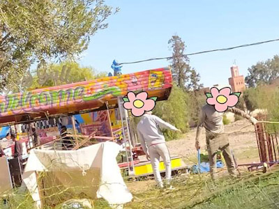 إقامة سيرك للألعاب بالقرب من مسجد  حي الزاوية بابن جرير يثير غضب الساكنة  ويستنفر الجهات المعنية. إقامة سيرك للألعاب بالقرب من مسجد  حي الزاوية بابن جرير يثير غضب الساكنة  ويستنفر الجهات المعنية.