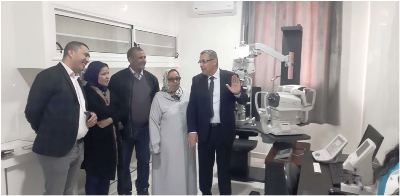 مصحة القلعة تتعزز بتجهيزات طبية  جد متطورة لجراحة وعلاج امراض العيون بقلعة السراغنة