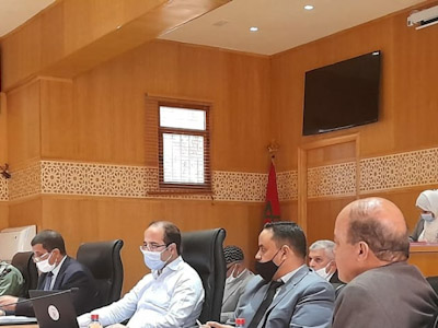 انعقاد الدورة العادية لشهر أكتوبر للمجلس الحضري لابن جرير في جلستها الأولى