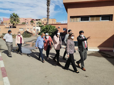 المديرة الجهوية للصحة بجهة مراكش اسفي....استحسنت مشروع تهيئة المستشفى الاقليمي بالرحامنة