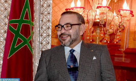 جلالة الملك يهنئ فريق الرجاء الرياضي بمناسبة فوزه بكأس محمد السادس للأندية العربية الأبطال