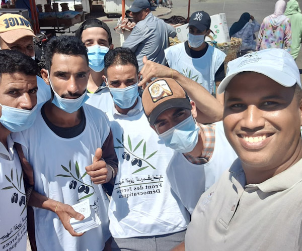 شباب جبهة القوى الديمقراطية بابن جرير يشخصون الوضع العام بالمدينة