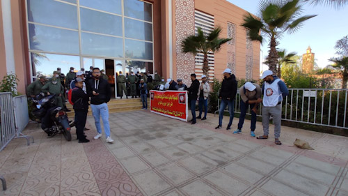 نضال مستمر للمعطلين الحاملين للشهادات بابن جرير من أجل الشغل نضال مستمر للمعطلين الحاملين للشهادات بابن جرير من أجل الشغل