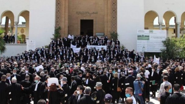 المحامون الشباب يحتجون مجددا رفضا لجواز التلقيح