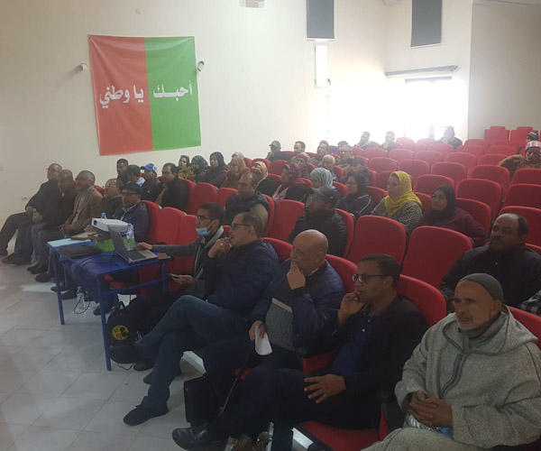 اللقاء التواصلي حول التغطية الصحية الإجبارية للخاضعين لنظام المساهمة المهنية الموحدة بابن جرير  (فيديوهات)   اللقاء التواصلي حول التغطية الصحية الإجبارية للخاضعين لنظام المساهمة المهنية الموحدة بابن جرير  (فيديوهات)