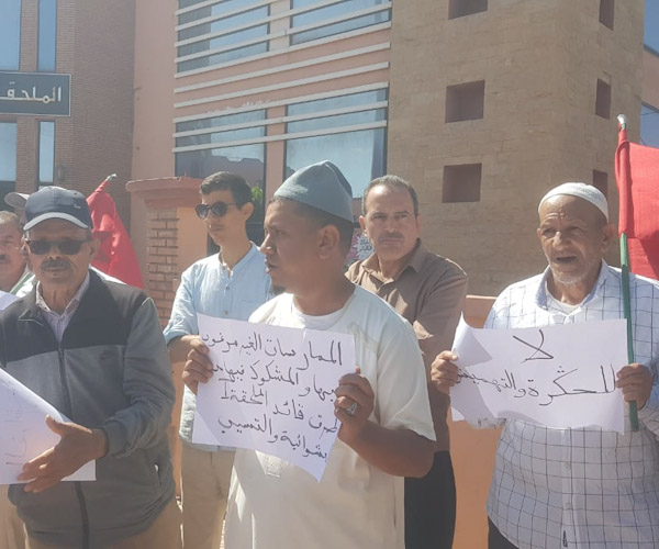  شعار "ارحل يا قائد ويا مسؤول" صدحت بها حناجر محتجين بابن جرير 